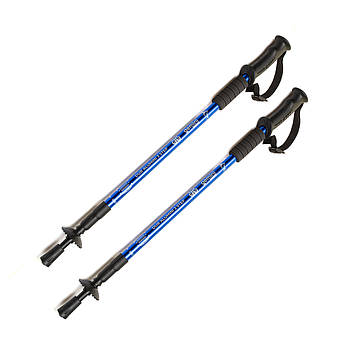 Палиці палки для скандинавської ходьби 2 шт. (пара) складні телескопічні Gemini Anti-shok трекінгові антишок