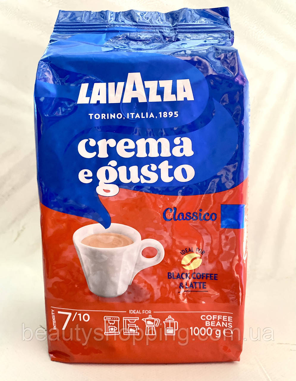 Кава в зернах Lavazza Crema e Gusto 1 кг Італія