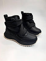 Зимние ботинки для девочки Clibee 613-1 black черные р.33 (последние)