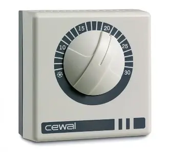 Механічний кімнатний термостат Cewal RQ 01 16А