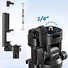 Штатив трипод для телефону з пультом Bluetooth високий телескопічний 38-185 см Ulanzi Tripod 3-в-1 MT-78, фото 9