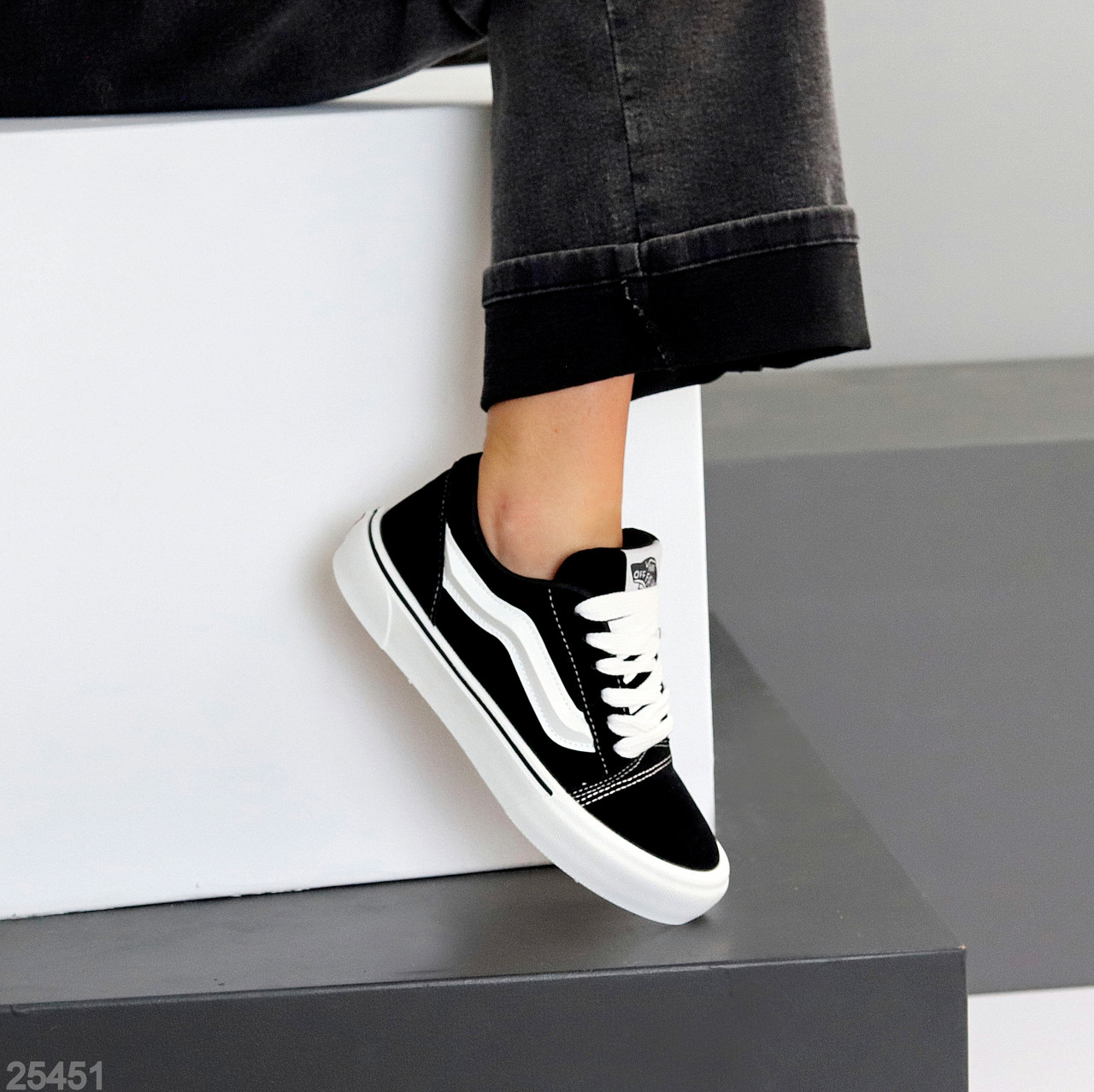 Круті молодіжні дизайнерські чорні кеди доступна ціна 38, фото 1