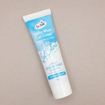 Гелевий барвник Dr.Gusto Baby Blue/Дитячий блакитний 100 мл