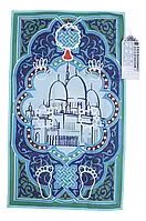 Мусульманський молитовний килимок Muslim Prayer Mat для дому та подорожей компактний ковзний 100х54 см