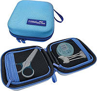 Кейс для дитячих косметичних засобів дорожня косметичка PILLBASE синій твердий футляр для зберігання аксесуарів