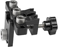 Мебельный шаблон для шкантов и минификс 3 в 1 алюминиевый кондуктор для сверления отверстий 8 15 мм с ограничителями глубины