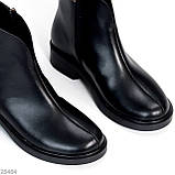 Шикарні черевики натуральна шкіра стильний мінімалізм, фото 3
