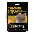 Хрумкі ласощі для кішок Savory Cats Snacks Pillows Gourmand з куркою та сиром, 180 г, фото 2