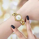 Жіночий кварцовий годинник Rebirth з браслетом золотистого кольору, фото 3