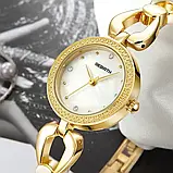 Жіночий кварцовий годинник Rebirth з браслетом золотистого кольору, фото 4