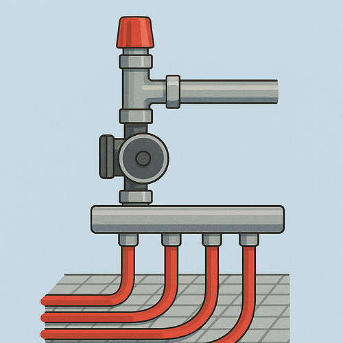 Смісильний вузол для теплої підлоги: навіщо потрібен та як уникнути перегріву стяжки