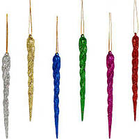 Від 20 шт. Набір-прикраса "Бурульки" 6шт KY18G341' купити дешево оптом в інтернет-магазині