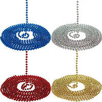 Від 3 шт. Декоративні намиста на ялинку 8мм 8070-8-5м  купити дешево оптом в інтернет-магазині