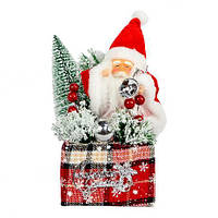 Прикраса Декор "Дід Мороз" 20*25см 23M-78-1  купити дешево оптом в інтернет-магазині