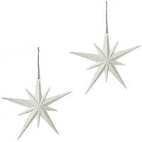 Від 5 шт. Набір ялинкових прикрас 2шт 12*12см HL23001 купити дешево оптом в інтернет-магазині