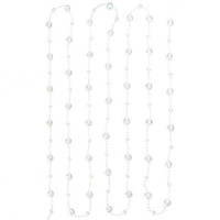 Від 2 шт. Декоративне намисто на ялинку "Крижинка" XYA099-2.7м  купити дешево оптом в інтернет-магазині