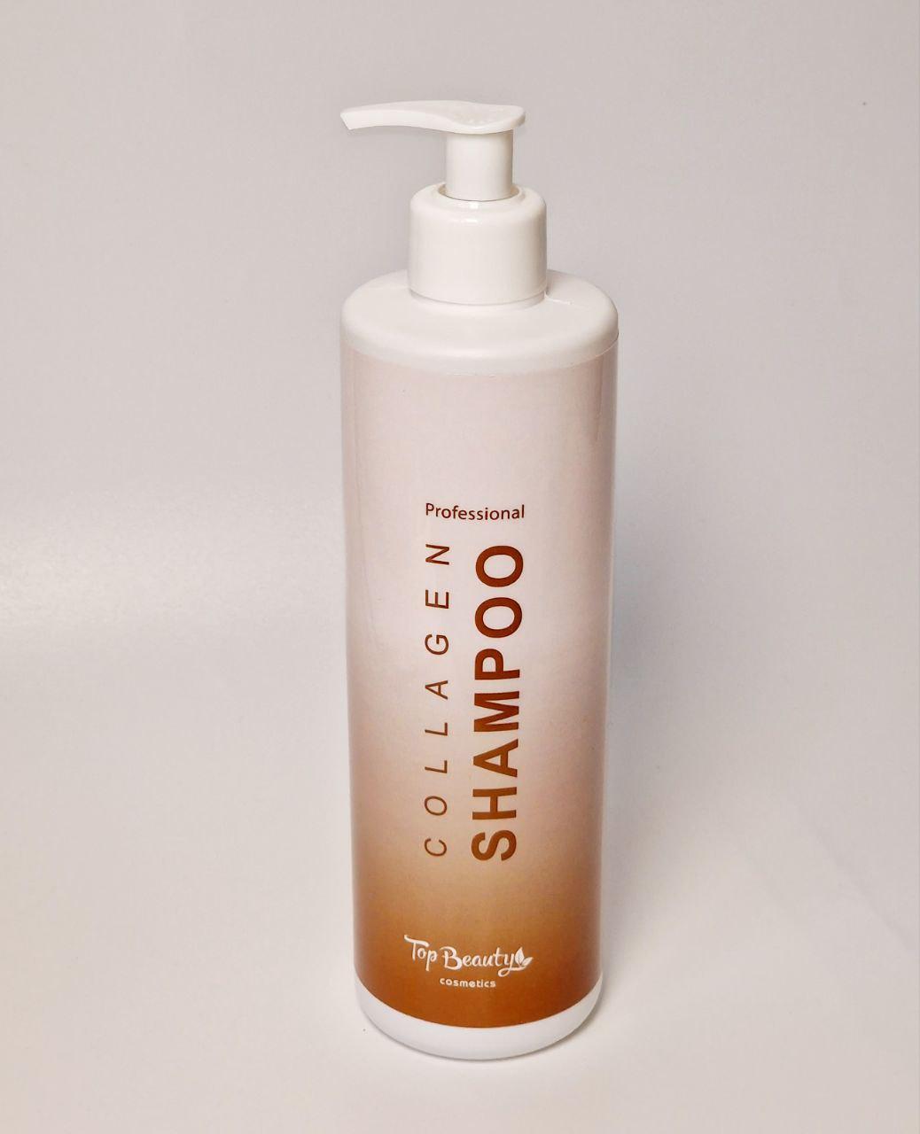 Шампунь для волосся з колагеном від Top Beauty 500 мл, фото 1