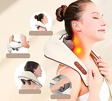 Роликовий масажер для шиї та спини, USB, MASSAGER XL-653 / Електричний масажер