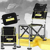 Складаний телескопічний стілець до 150 кг, ven-1252 / Стілець для рибалки / Складне крісло