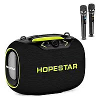 Бездротова Bluetooth колонка HOPESTAR PARTYBOX, 120 ВТ із двома мікрофонами