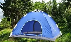 Намет автомат з автоматичним каркасом туристична палатка одношарова 5-ти місна