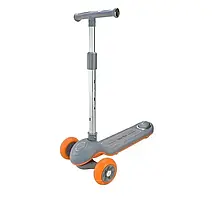 Дитячий триколісний самокат MUFAQI з сидінням та регульованою ручкою