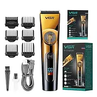 Машинка для стрижки волосся для чоловіків VGR V-663 Змінні насадки