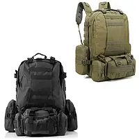 Рюкзак тактичний з підсумками Eagle B08 55 літр / Військовий, штурмовий / Вірменський