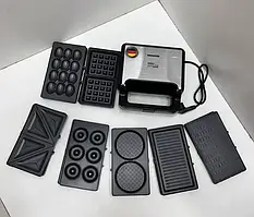 Вафельниця 7в1 2200 Вт Zepline ZP Мультимейкер зі знімними пластинами