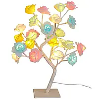 Настільна світлодіодна лампа / Дерево Троянда / Декоративна настільна лампа для дому