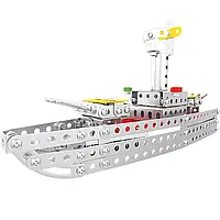 Конструктор металевий "Корабель" 246 деталей X688-1