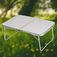Білий Стіл компактний складаний для дому, кемпінгу-пікніка Folding table AND844-846