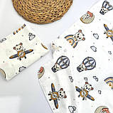 Пелюшка фланель/байка багаторазова для новонародженого 100х80 см, фото 2