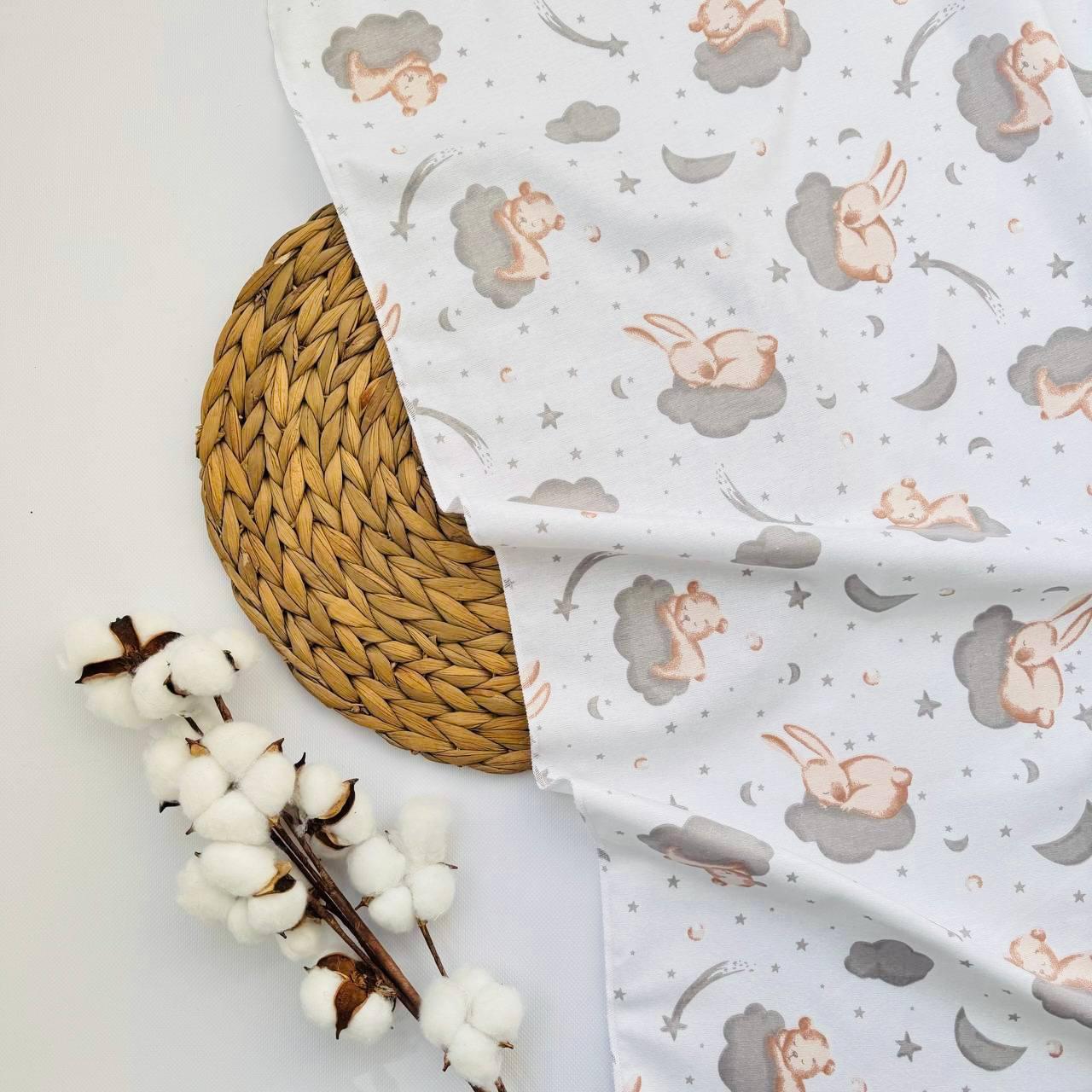 Пелюшка фланель/байка багаторазова для новонародженого 100х80 см, фото 1