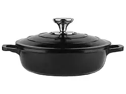 Сотійник антипригарне покриття з металевою кришкою BN-358 (24*6,5 см)