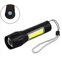 Світлодіодний ліхтарик Bailong Police COB USB BL-511 BL-515 BL-513 у пластиковому чохлі