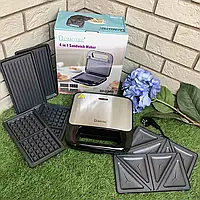 Вафельниця-сендвічниця 4в1 Domotec SI-234B
