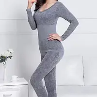 Сірий Термобілизна жіноча з ефектом утяжки (Комплект)