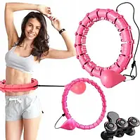 Розбірний масажний обруч - хулахуп із вантажем для схуднення