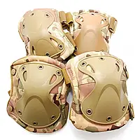Набір тактичних наколінників та налокітників, захист для колін та ліктів 6914 AND -2