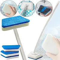 Трапецієподібна щітка для очищення підлоги з довгою ручкою Glass eraser