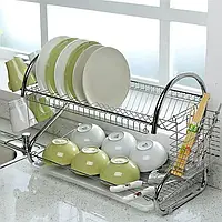 Стійка для зберігання посуду kitchen storage rack, сушарка для посуду