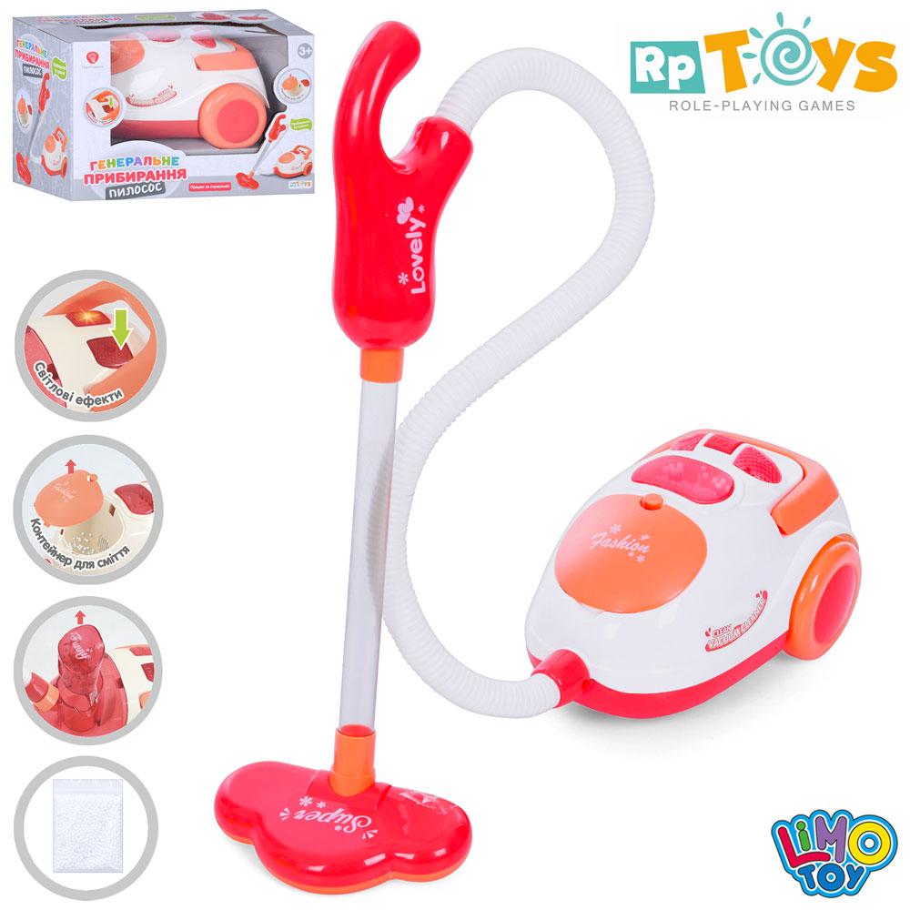 Пилосос 8018 (48/2) на батарейках, імітація справжнього інструменту, підсвічування, в коробці, фото 1