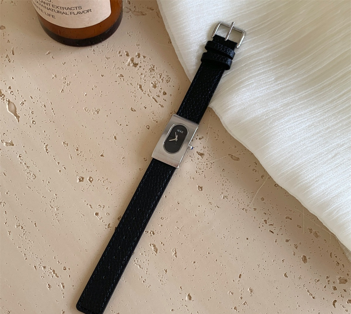 Жіночий кварцовий годинник IEKE з шкіряним браслетом, фото 1