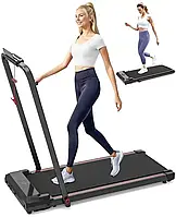 Складна бігова доріжка YXT003 Black 10 км/год, до 150 кг, з пультом, тиха, двигун 3.0