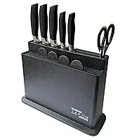 Набір ножів із обробними дошками Zepline ZP-043 10 предметів на підставці