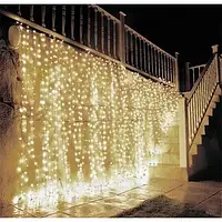 Гірлянда водоспад 320-400L 3X3М із заглуш. (10Х32ЛАМП) теплий RD-7152