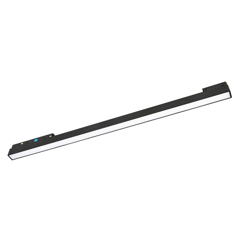 Лінійний трековий світильник магнітний 20W Horoz 4200K 2220Lm 48V DC чорний, фото 1