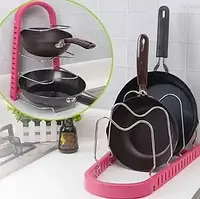 Стійка для сковорідок Frying pan rack color
