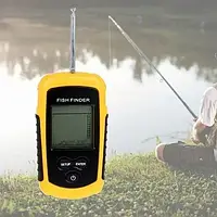 Ехолот Fish Finder портативний для берега та човна відображення риби та рельєфу дна